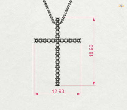 Minimalismus-Halskette (Rund), 0.14 ct — 104-10026