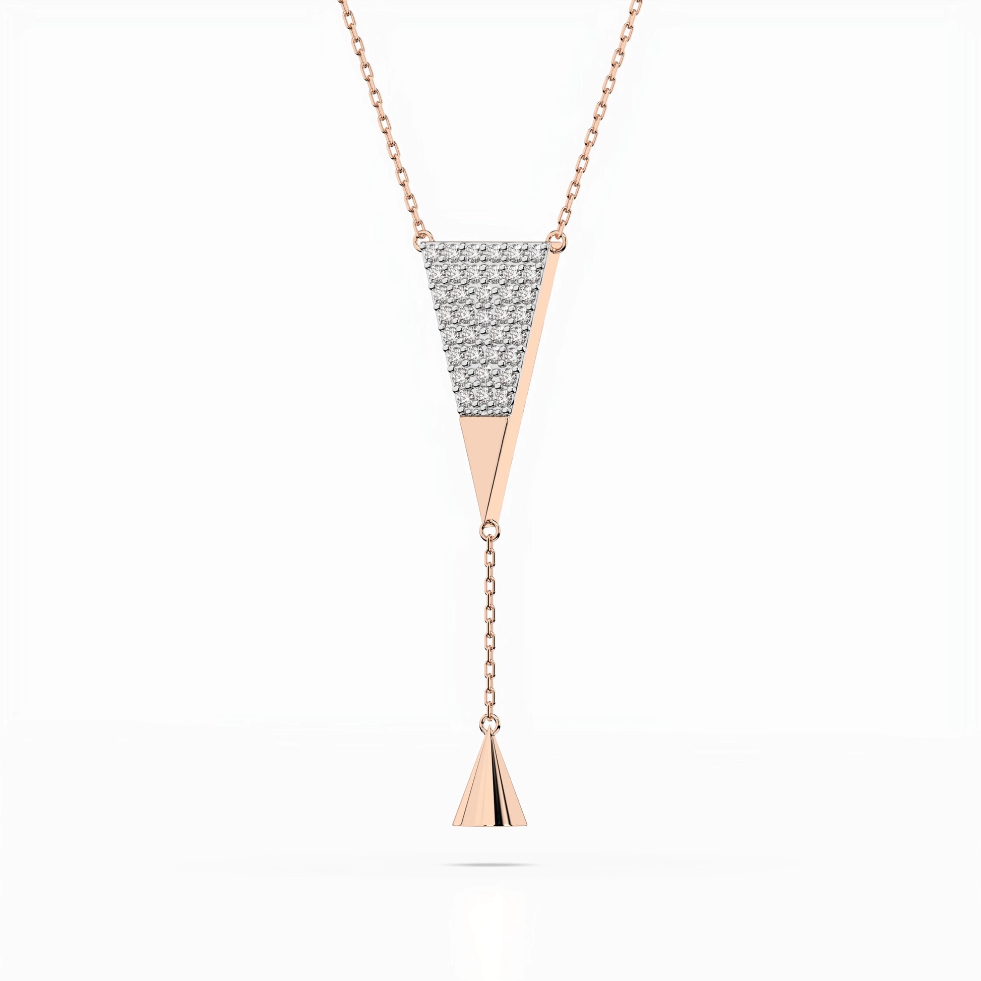 Minimalismus-Halskette (Rund), 0.22 ct — 104-10018