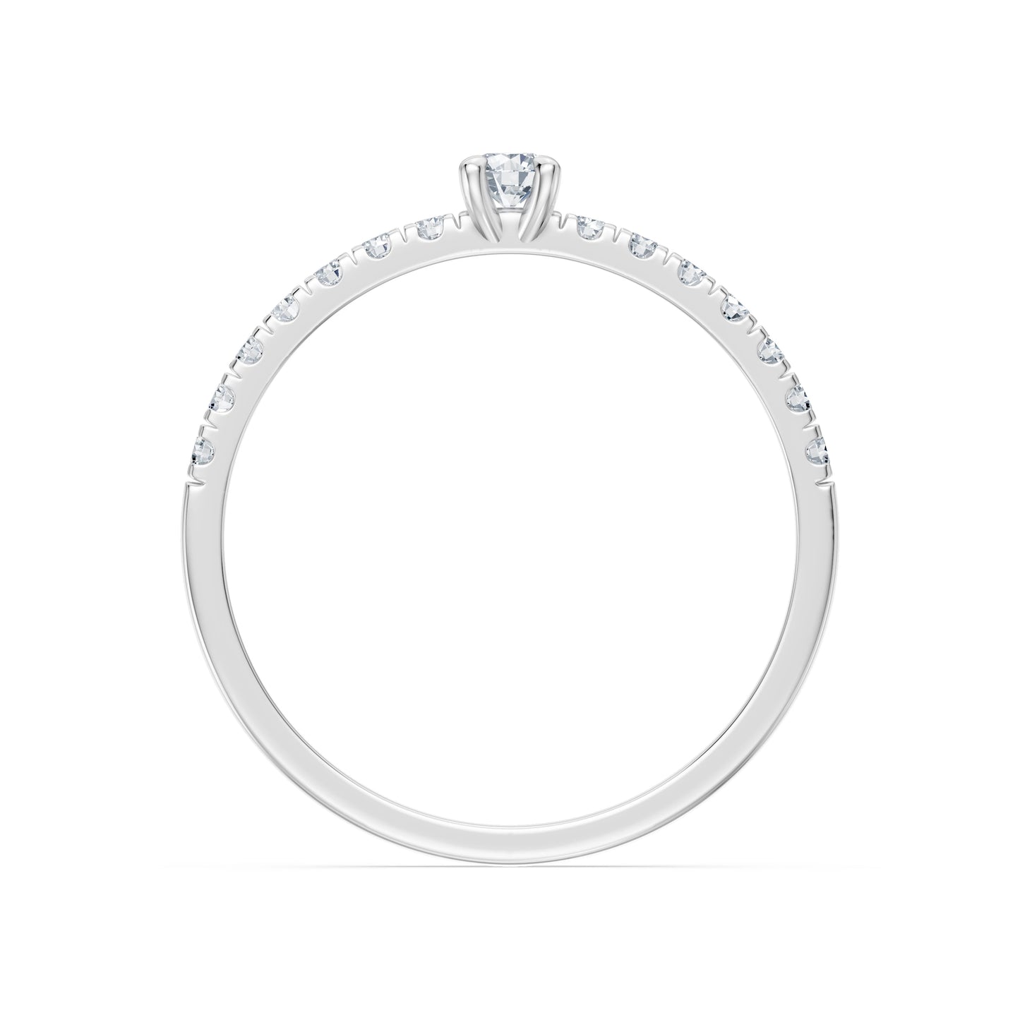Solitär-Eternity-Ring, 0.09 ct — 101-10126/1(2.8)