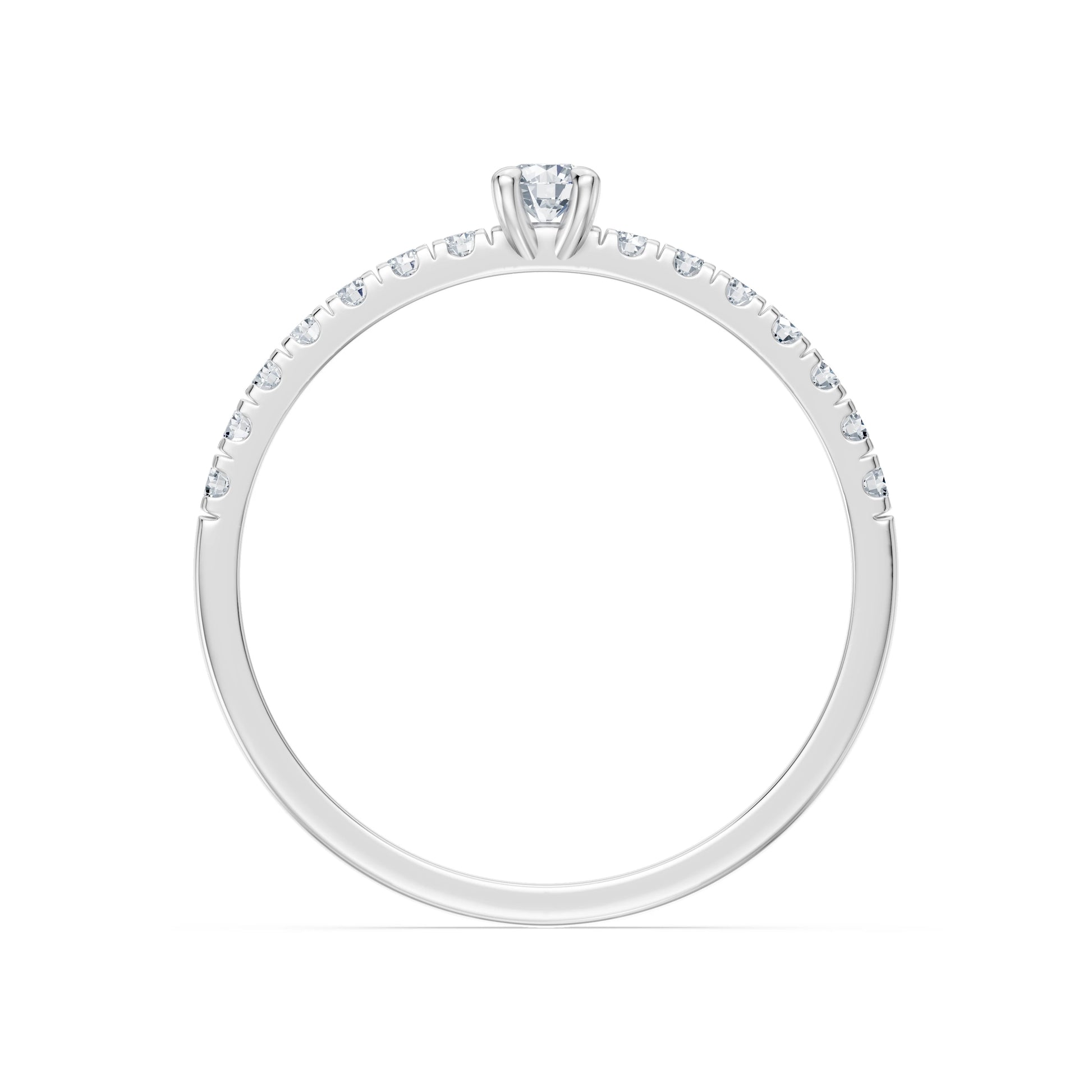Solitär-Eternity-Ring, 0.09 ct — 101-10126/1(2.8)