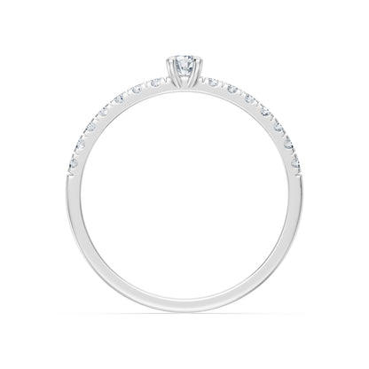 Solitär-Eternity-Ring, 0.09 ct — 101-10126/1(2.8)