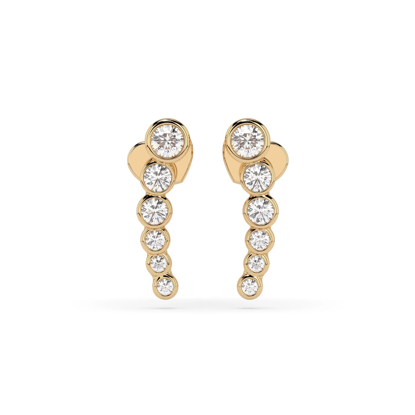 Eternity-Ohrringe (Rund), 0.03 ct — 102-10031