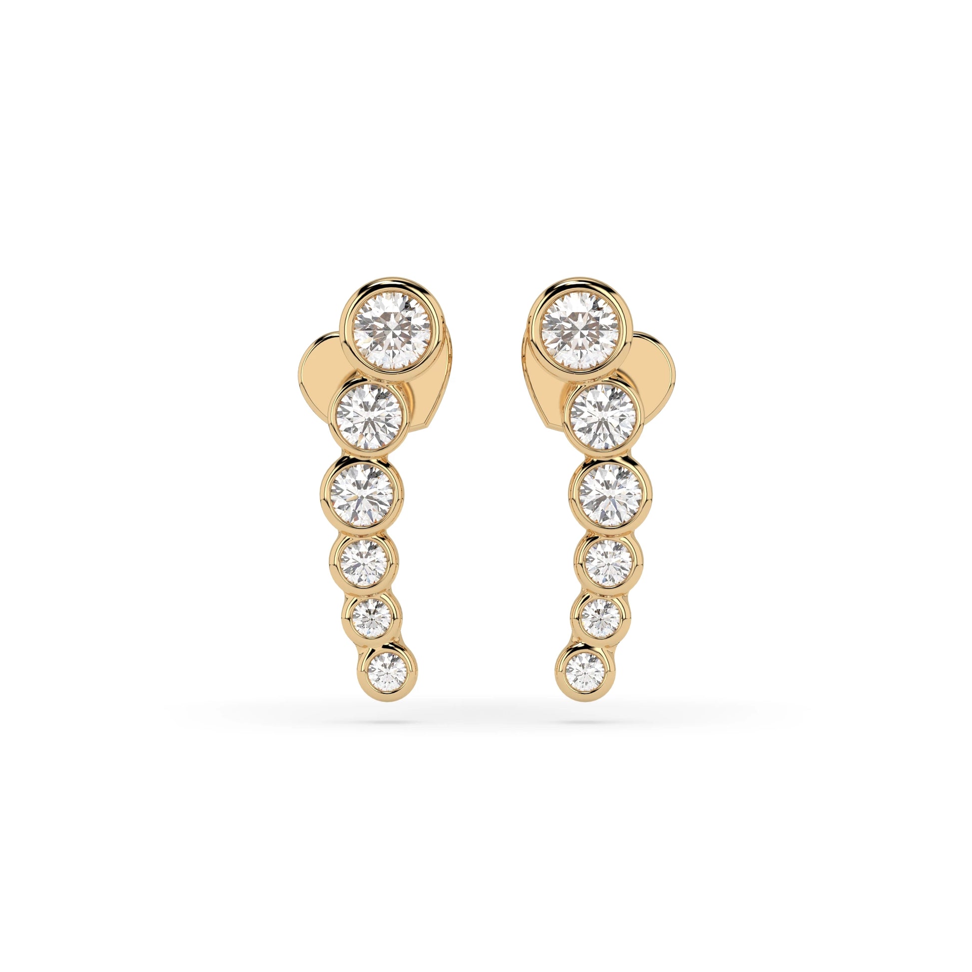 Eternity-Ohrringe (Rund), 0.03 ct — 102-10031