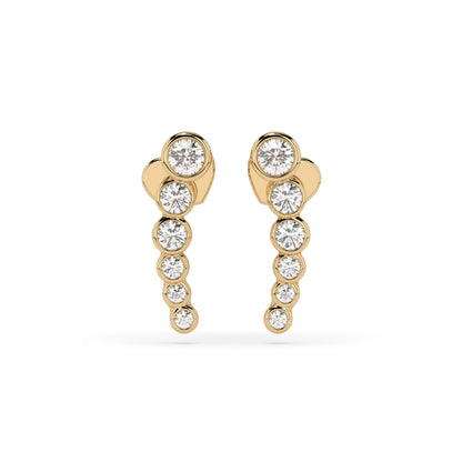 Eternity-Ohrringe (Rund), 0.03 ct — 102-10031