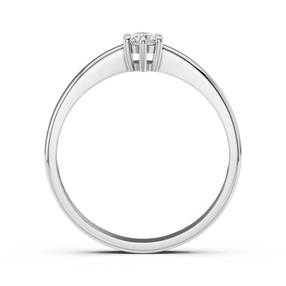 Solitär-Ring (Rund), 0.15 ct — 101-10151(3.4)