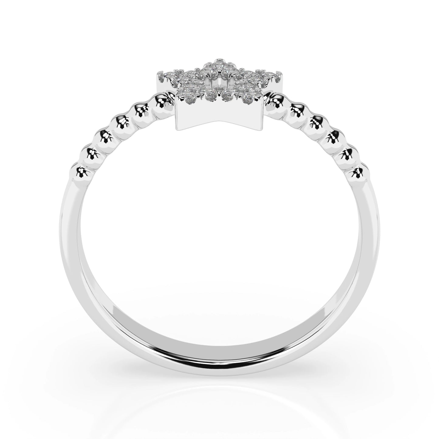 Minimalismus-Ring (Rund), 0.09 ct — 101-10054