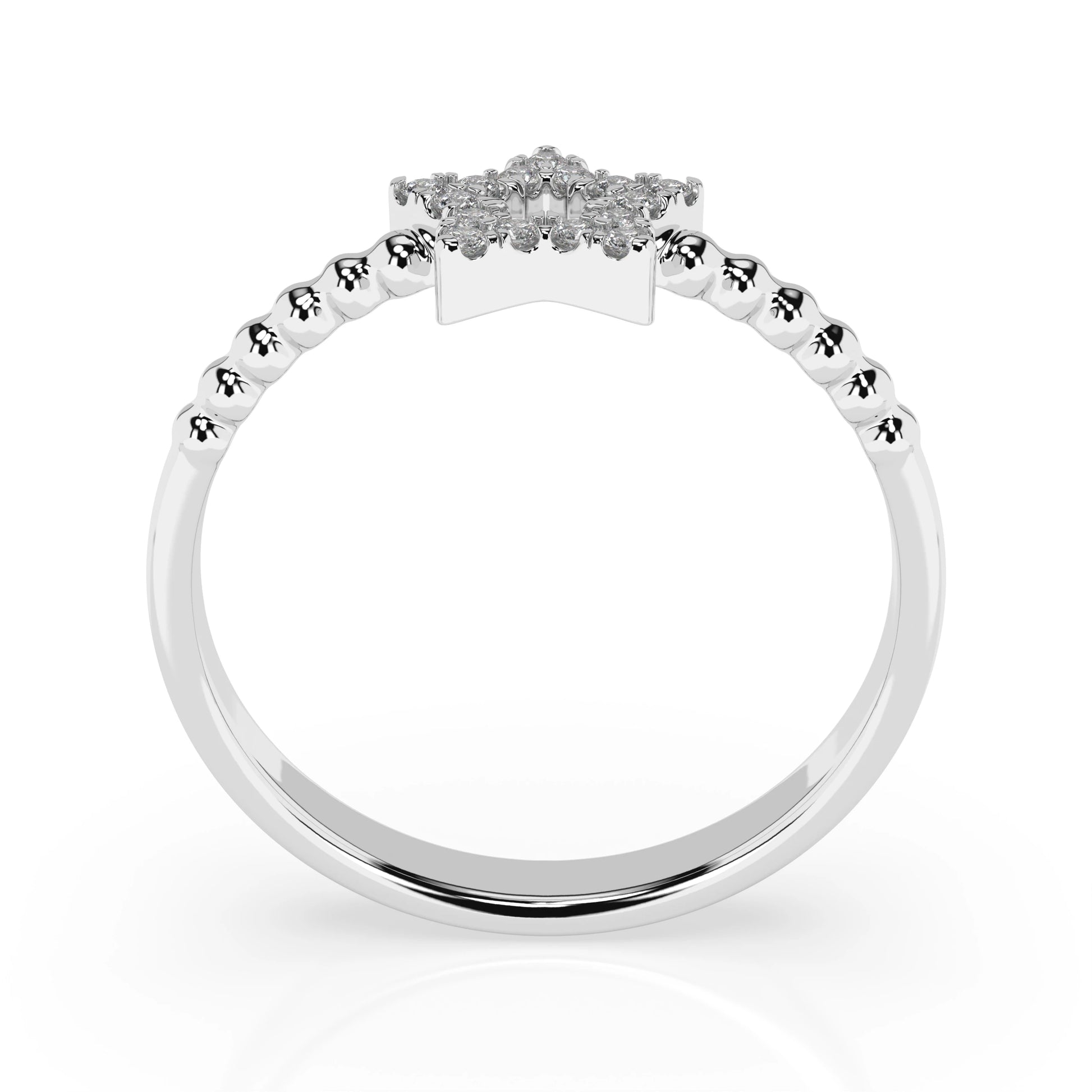 Minimalismus-Ring (Rund), 0.09 ct — 101-10054
