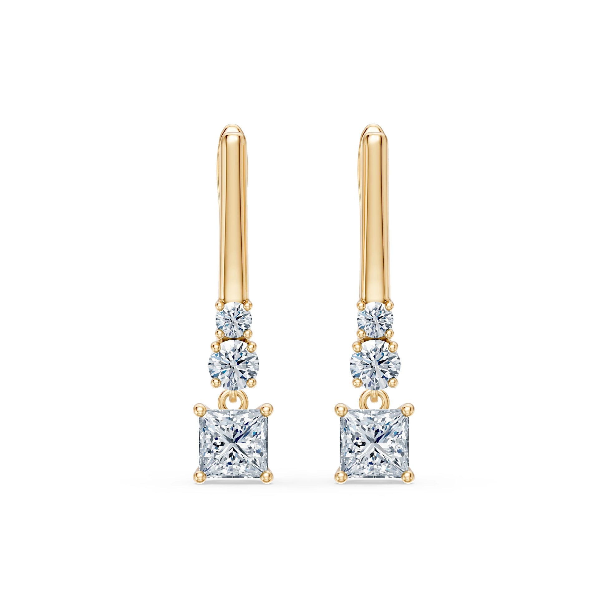 Solitär-Eternity-Ohrringe, 0.6 ct — 102-10143(0.30)PR