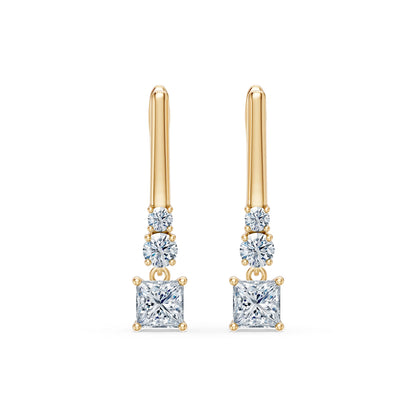 Solitär-Eternity-Ohrringe, 0.6 ct — 102-10143(0.30)PR