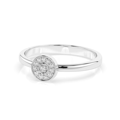Illusion-Ring (Rund), 0.07 ct — 101-10075