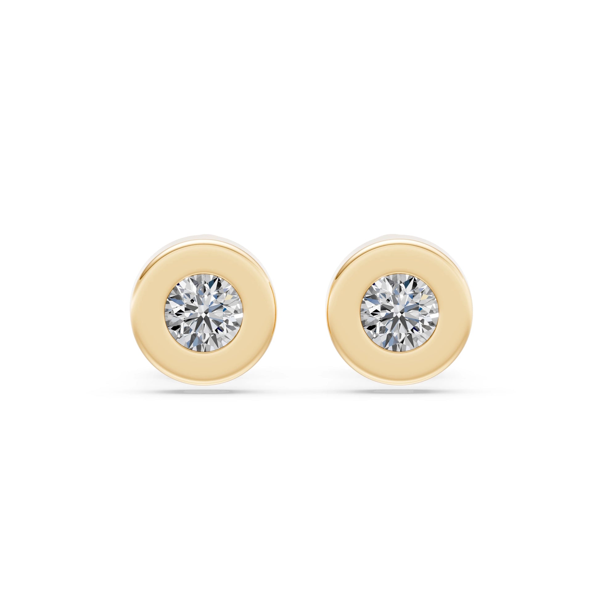 Solitär-Schmetterling-Ohrringe, 0.4 ct — 102-10050(3.7)
