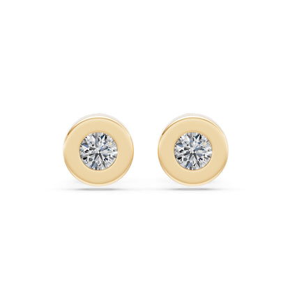 Solitär-Schmetterling-Ohrringe, 0.4 ct — 102-10050(3.7)