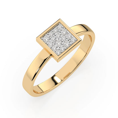 Illusion-Ring (Rund), 0.07 ct — 101-10059