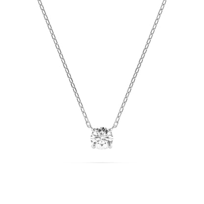 Solitär-Halskette (Rund), 0.1 ct — 104-10040(3.0)