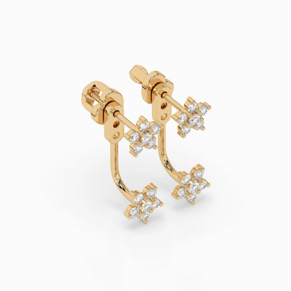 Illusion-Ohrringe (Rund), 0.25 ct — 102-10195/1