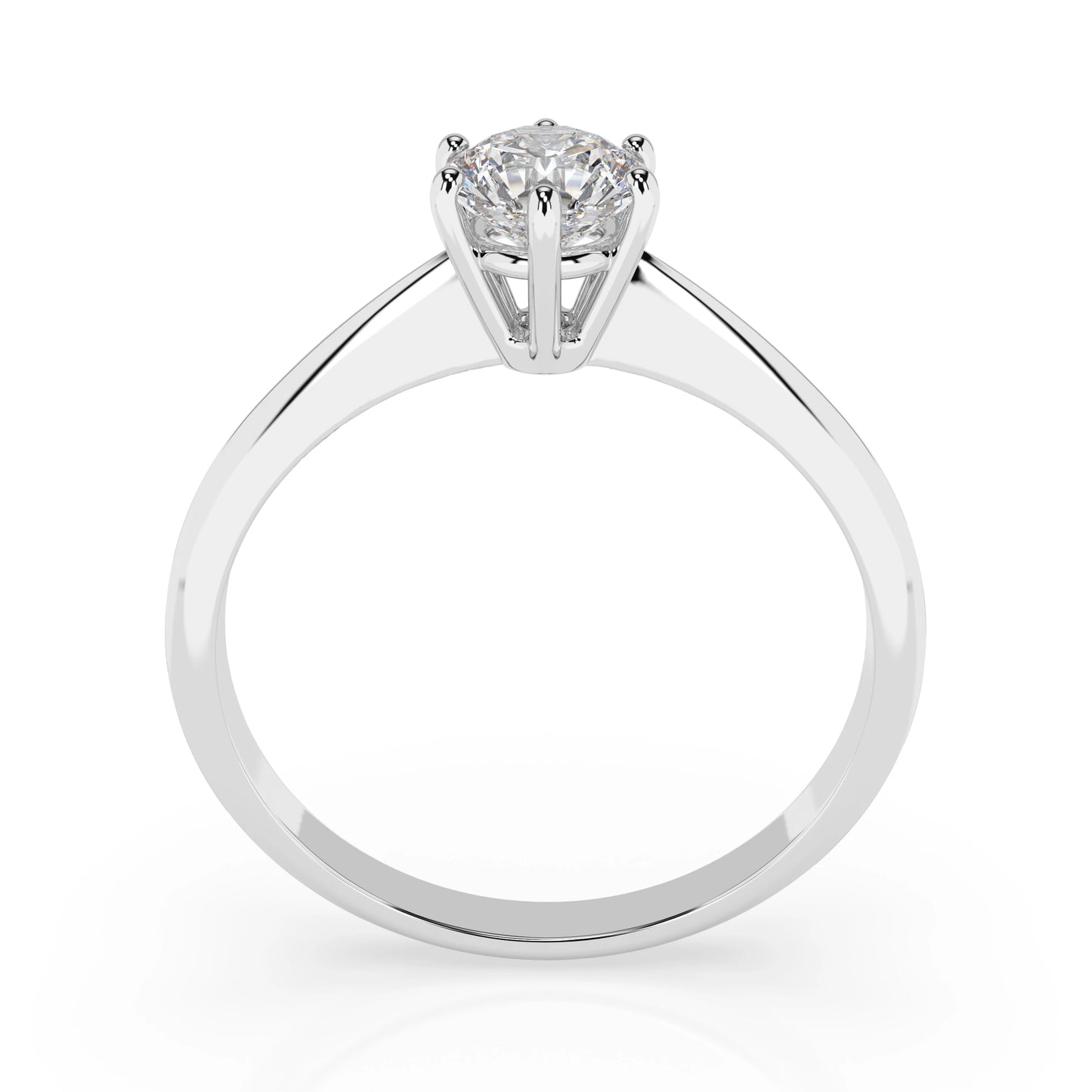 Solitär-Ring (Rund), 0.3 ct — 101-10027(4.2)