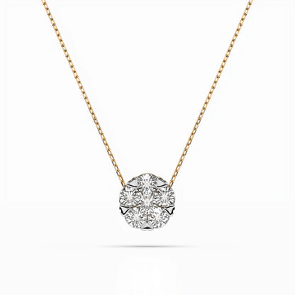 Illusion-Halskette (Rund), 0.15 ct — 104-10033(3.4)