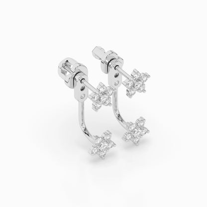 Illusion-Ohrringe (Rund), 0.25 ct — 102-10195/1