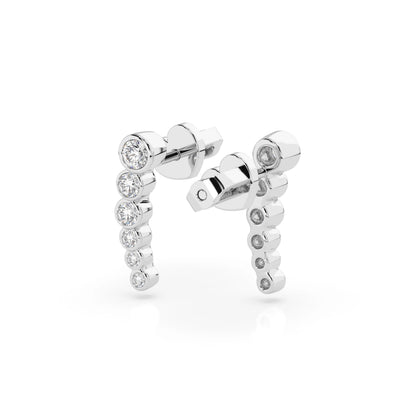 Eternity-Ohrringe (Rund), 0.03 ct — 102-10031