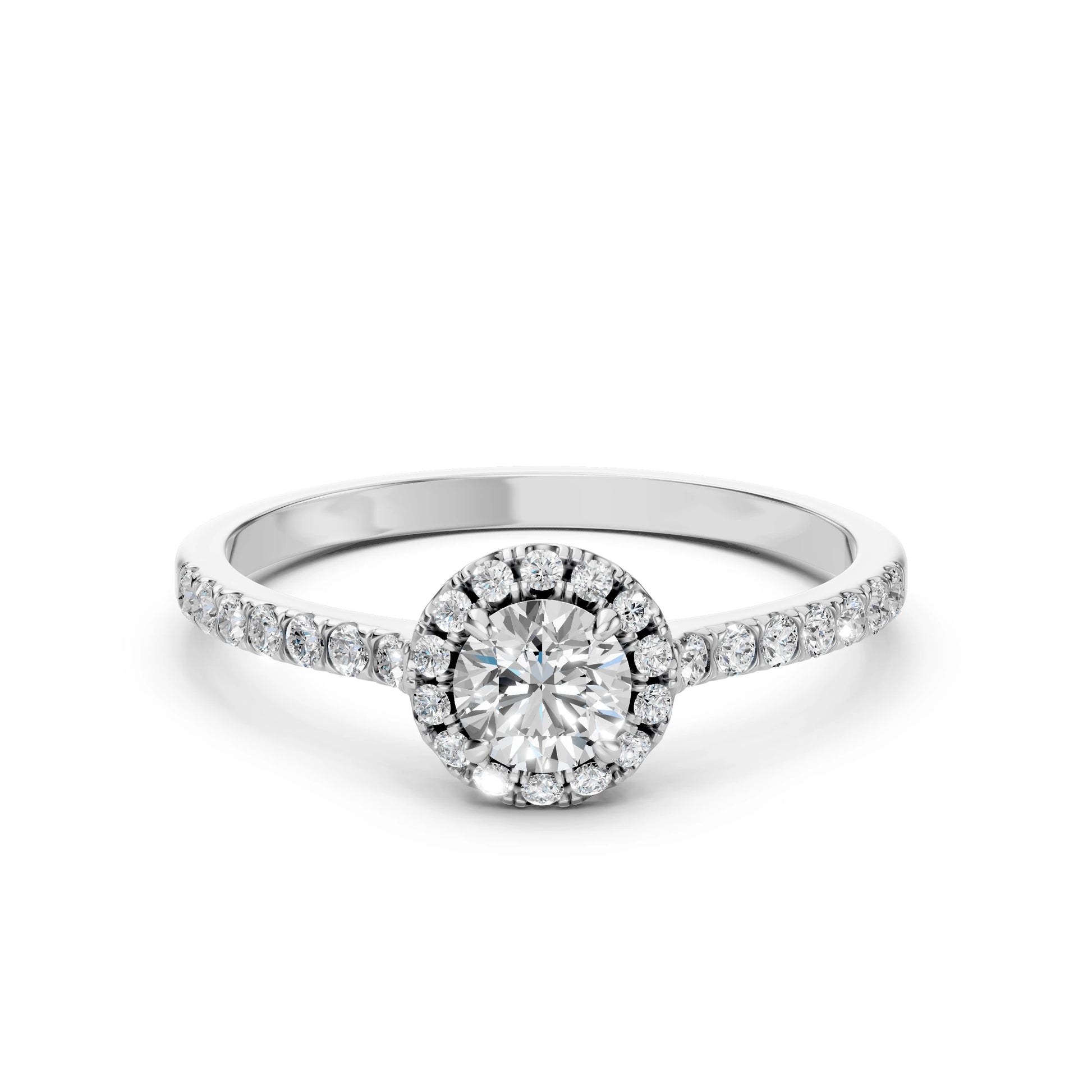 Solitär-Eternity-Ring (Rund), 0.5 ct — 101-10095(5.1)