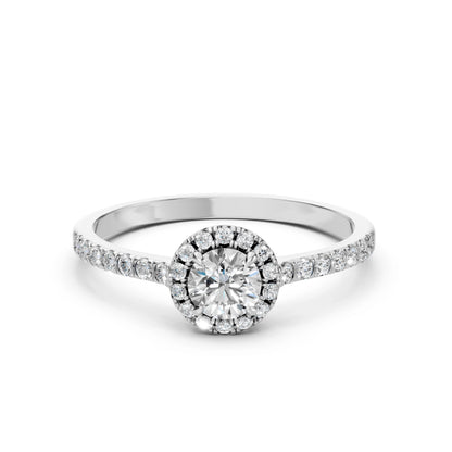 Solitär-Eternity-Ring (Rund), 0.5 ct — 101-10095(5.1)