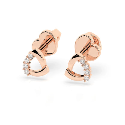 Minimalismus-Ohrringe (Rund), 0.05 ct — 102-10061