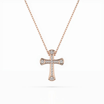 Minimalismus-Halskette (Rund), 0.06 ct — 104-10009