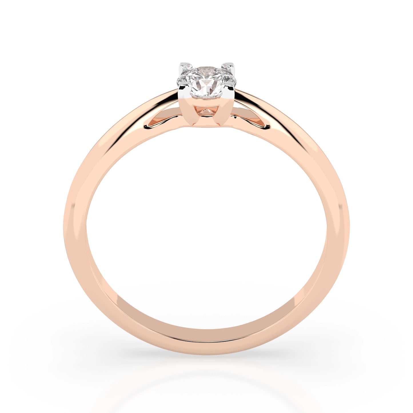 Solitär-Ring (Rund), 0.3 ct — 101-10190(0.30)RN