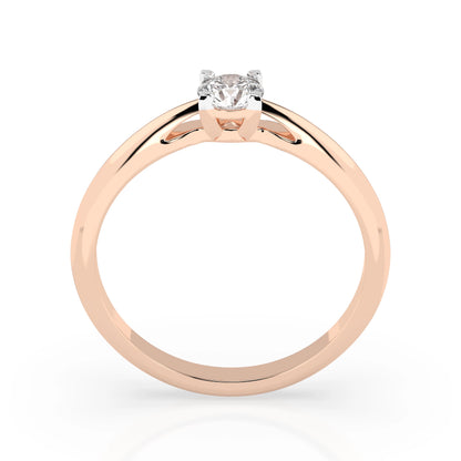 Solitär-Ring (Rund), 0.3 ct — 101-10190(0.30)RN