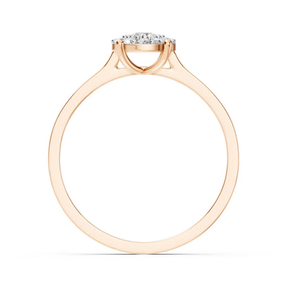 Solitär-Eternity-Ring (Rund), 0.15 ct — 101-10017/1(3.4)