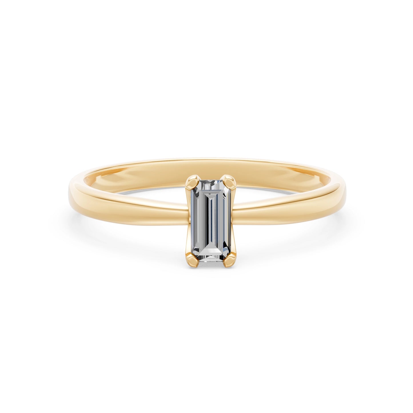 Solitär-Ring, 0.3 ct — 101-10194(0.30)BAQ