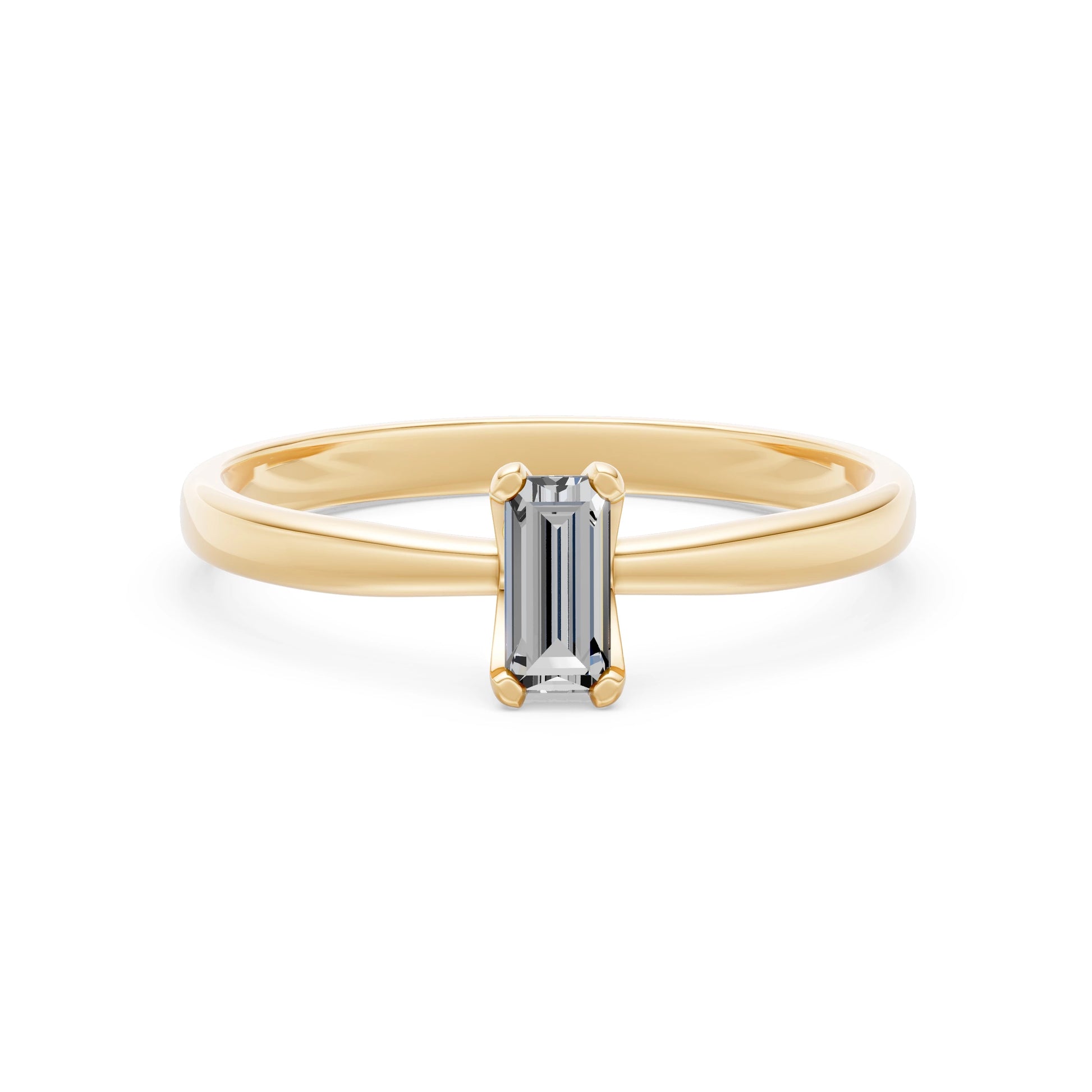 Solitär-Ring, 0.3 ct — 101-10194(0.30)BAQ