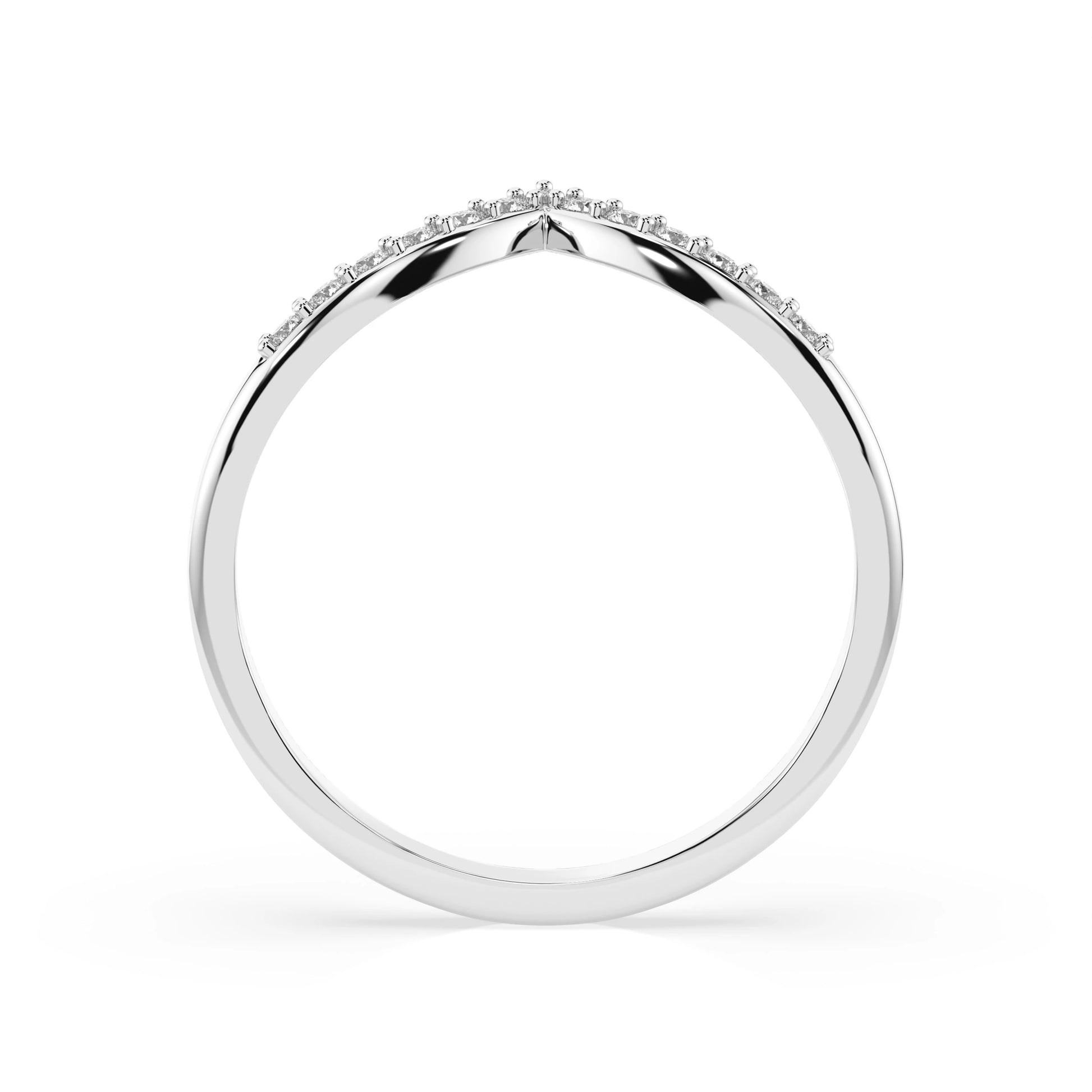Minimalismus-Ring (Rund), 0.13 ct — 101-10161/1