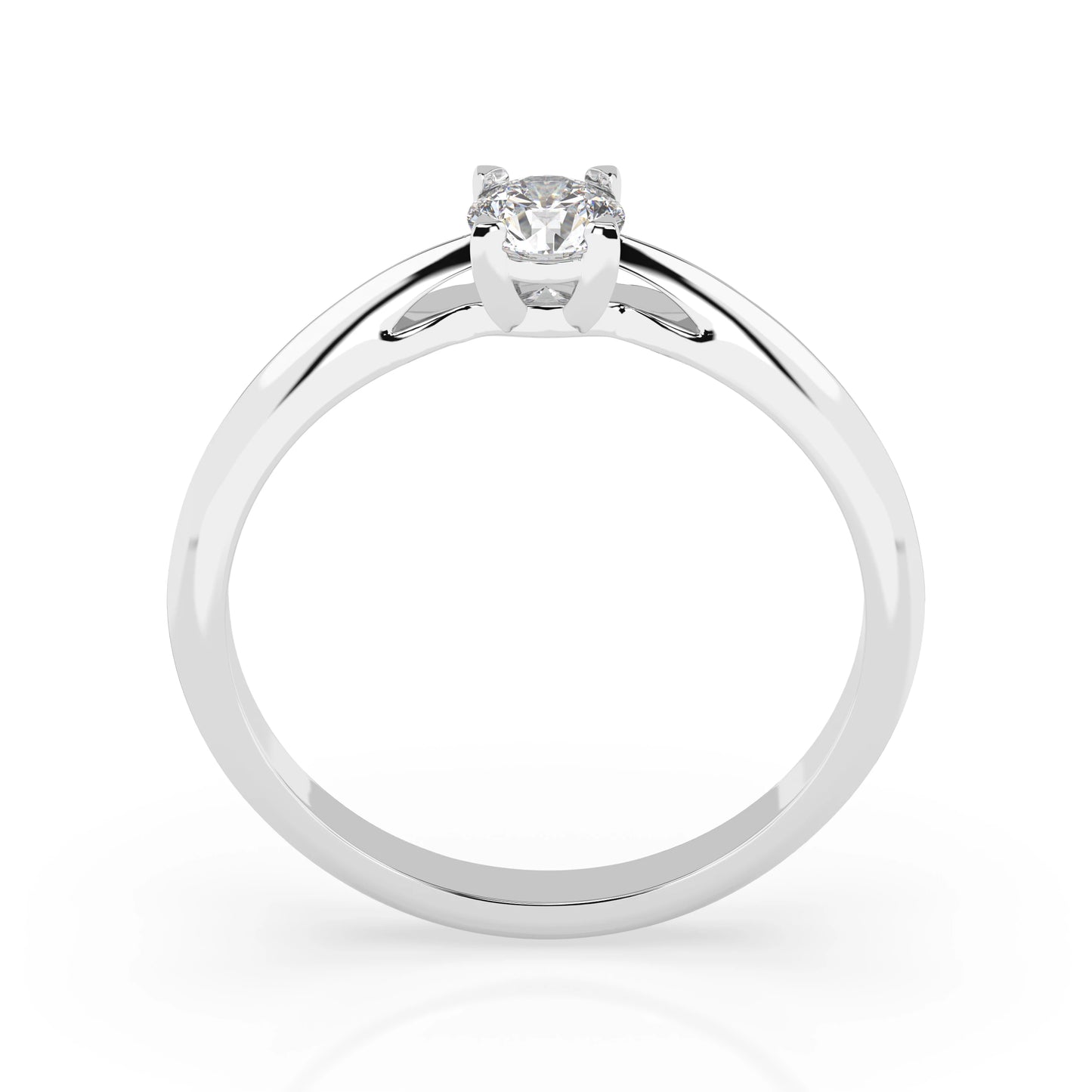 Solitär-Ring (Rund), 0.3 ct — 101-10190(0.30)RN