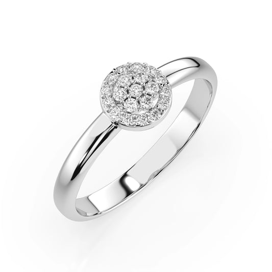 Illusion-Ring (Rund), 0.08 ct — 101-10072