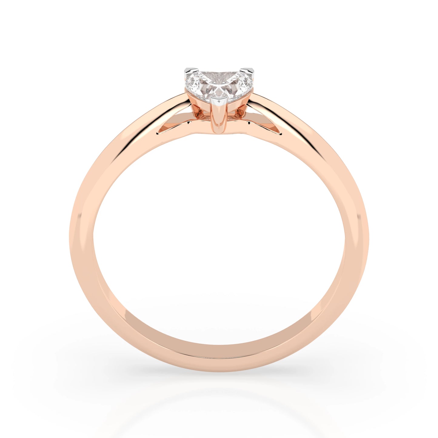 Solitär-Ring (Herz), 0.3 ct — 101-10190(0.30)HRT