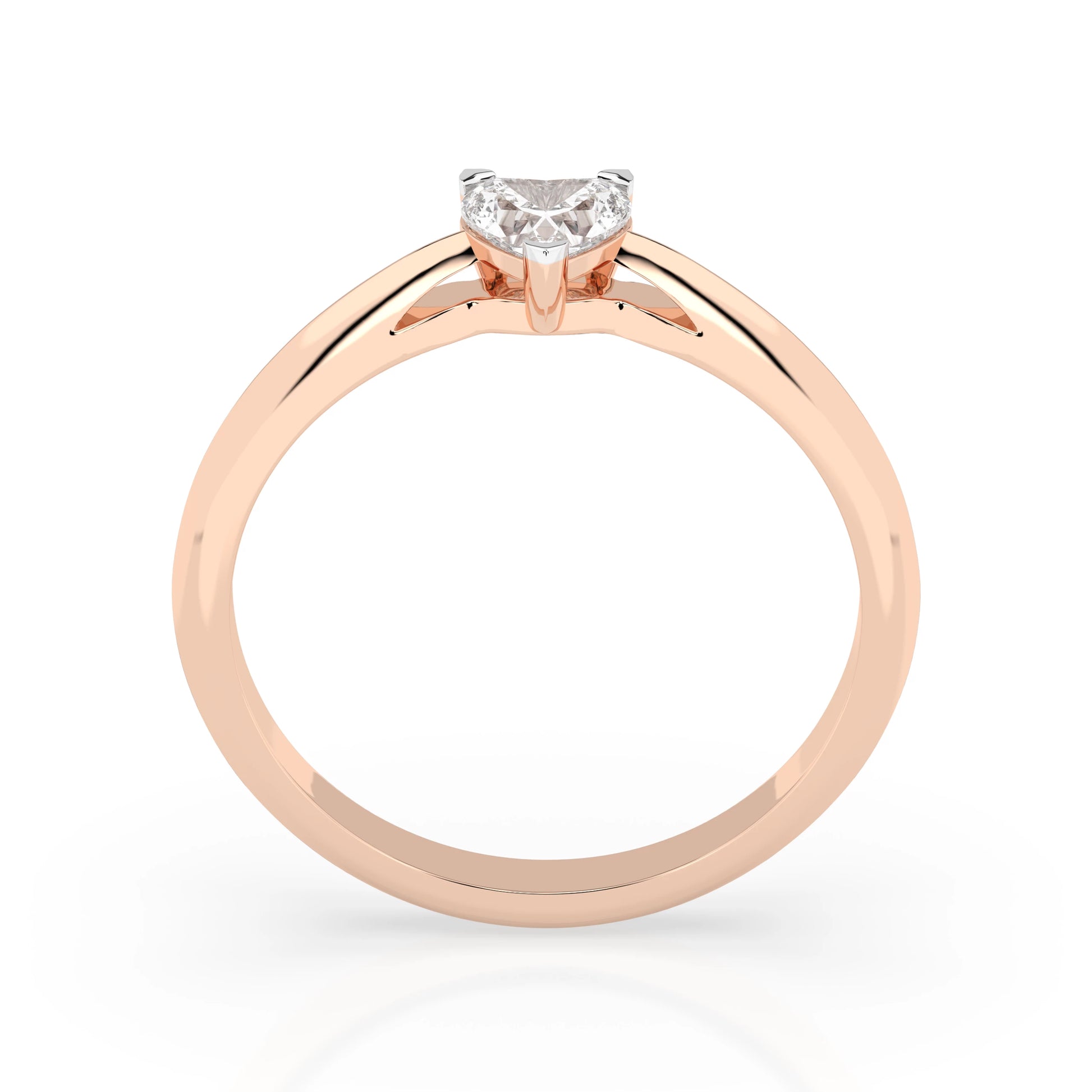 Solitär-Ring (Herz), 0.3 ct — 101-10190(0.30)HRT