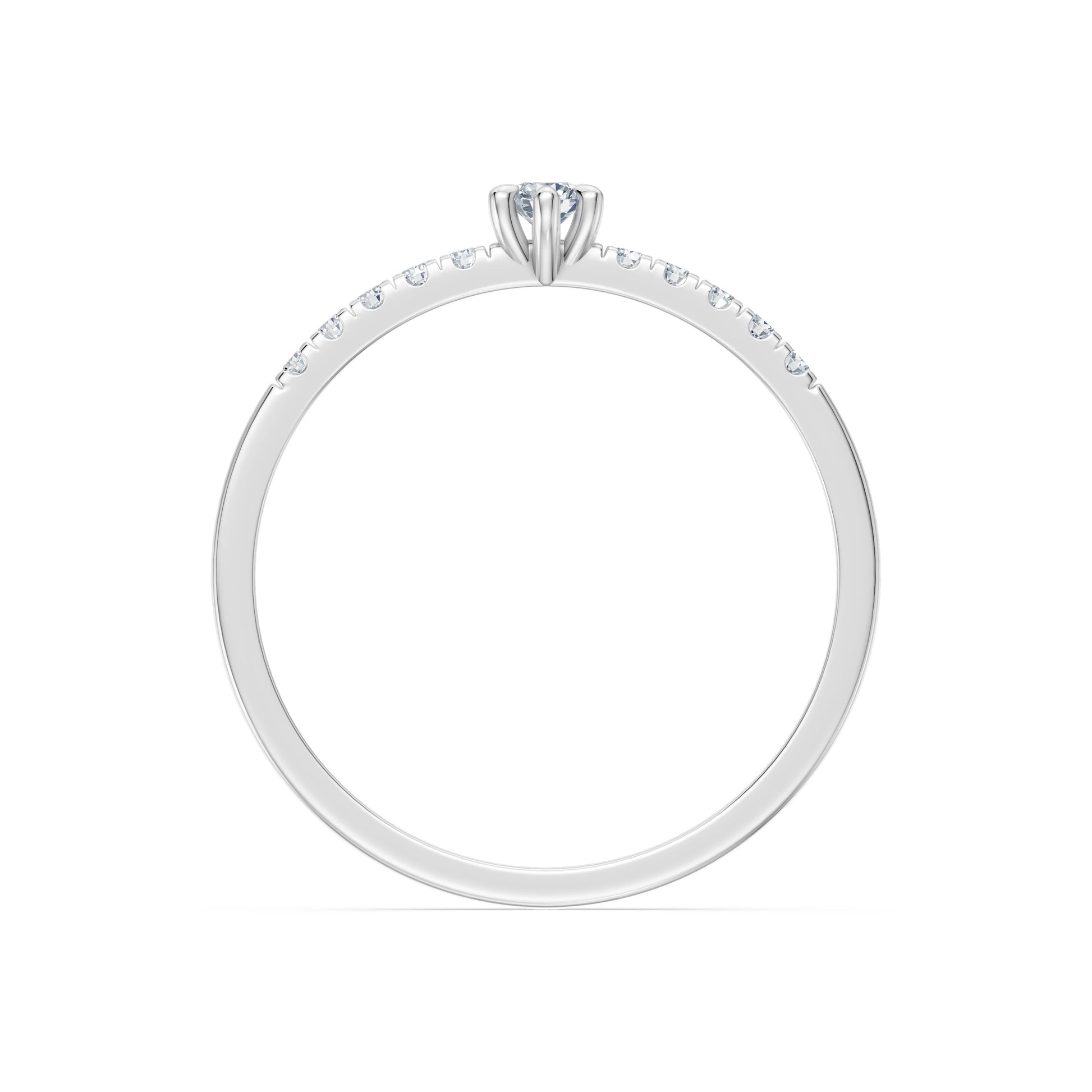 Solitär-Eternity-Ring, 0.07 ct — 101-10126/4(2.6)