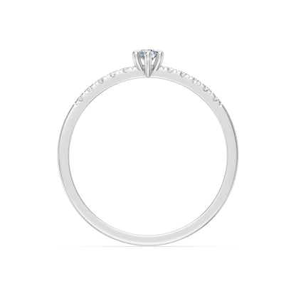 Solitär-Eternity-Ring, 0.07 ct — 101-10126/4(2.6)