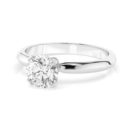 Solitär-Ring (Rund), 0.5 ct — 101-10089(5.1)