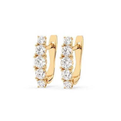 Eternity-Ohrringe (Rund), 0.3 ct — 102-10128