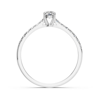 Solitär-Eternity-Ring (Rund), 0.3 ct — 101-10094(4.2)