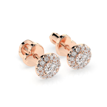 Solitär-Eternity-Ohrringe (Rund), 0.24 ct — 102-10095(3.1)