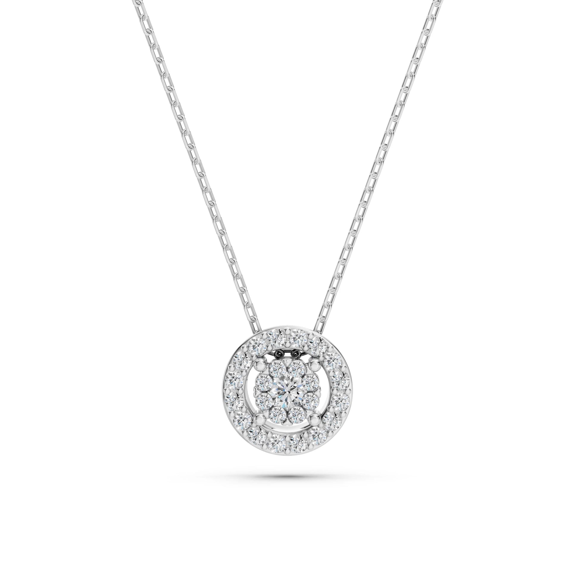 Illusion-Halskette (Rund), 0.03 ct — 104-10002(2.0)