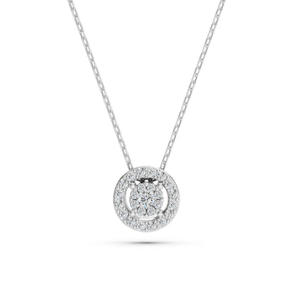 Illusion-Halskette (Rund), 0.03 ct — 104-10002(2.0)