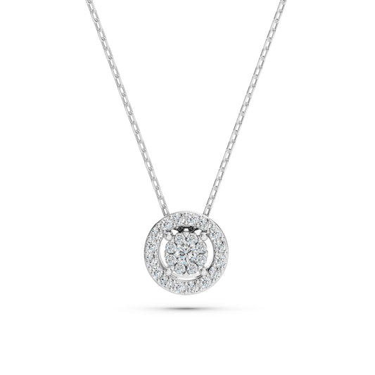Illusion-Halskette (Rund), 0.03 ct — 104-10002(2.0)