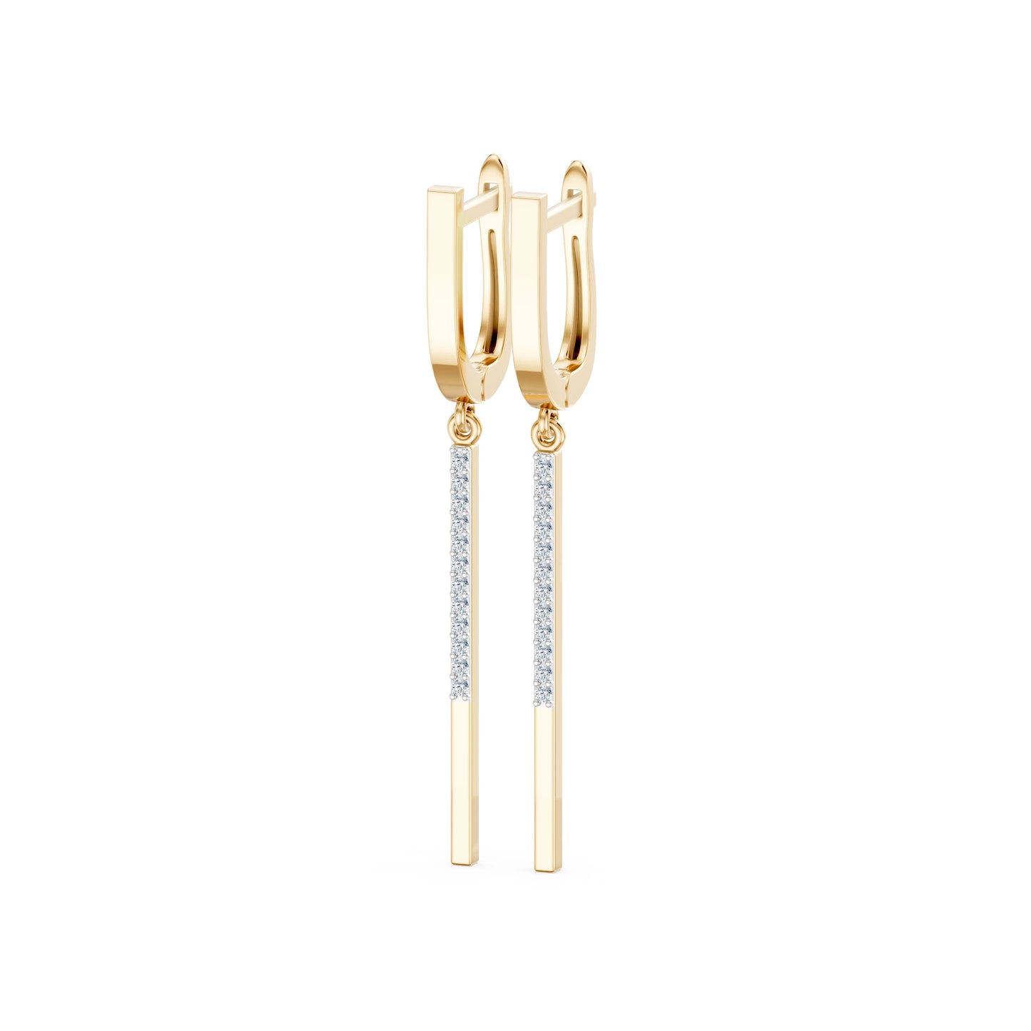 Minimalismus-Ohrringe, 0.14 ct — 102-10129/6