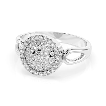 Illusion-Ring (Rund), 0.15 ct — 101-10073