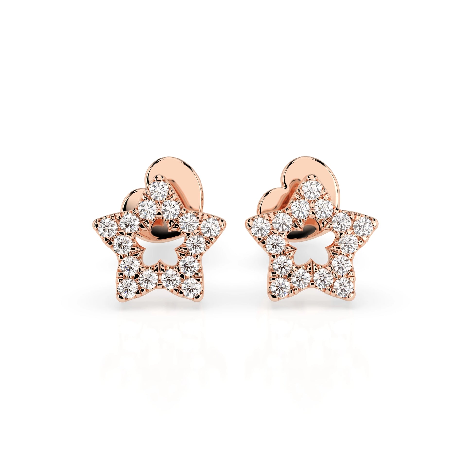 Minimalismus-Ohrringe (Rund), 0.18 ct — 102-10054