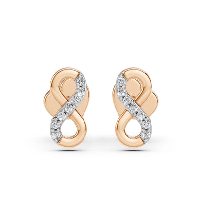 Minimalismus-Ohrringe (Rund), 0.09 ct — 102-10092